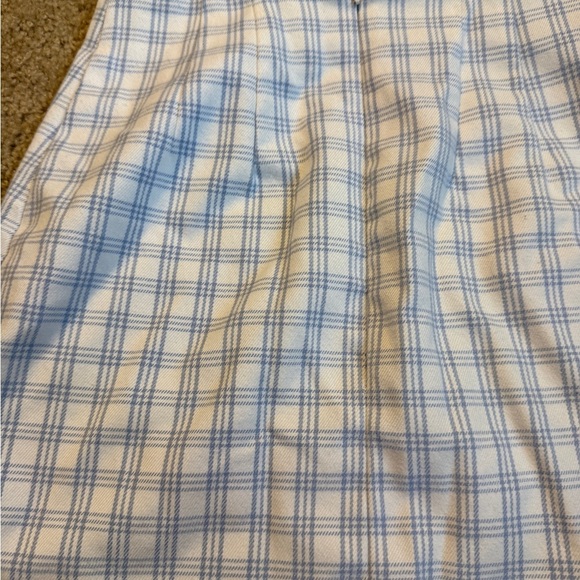 Blue Plaid Women's Skirt - Picture 2 of 7